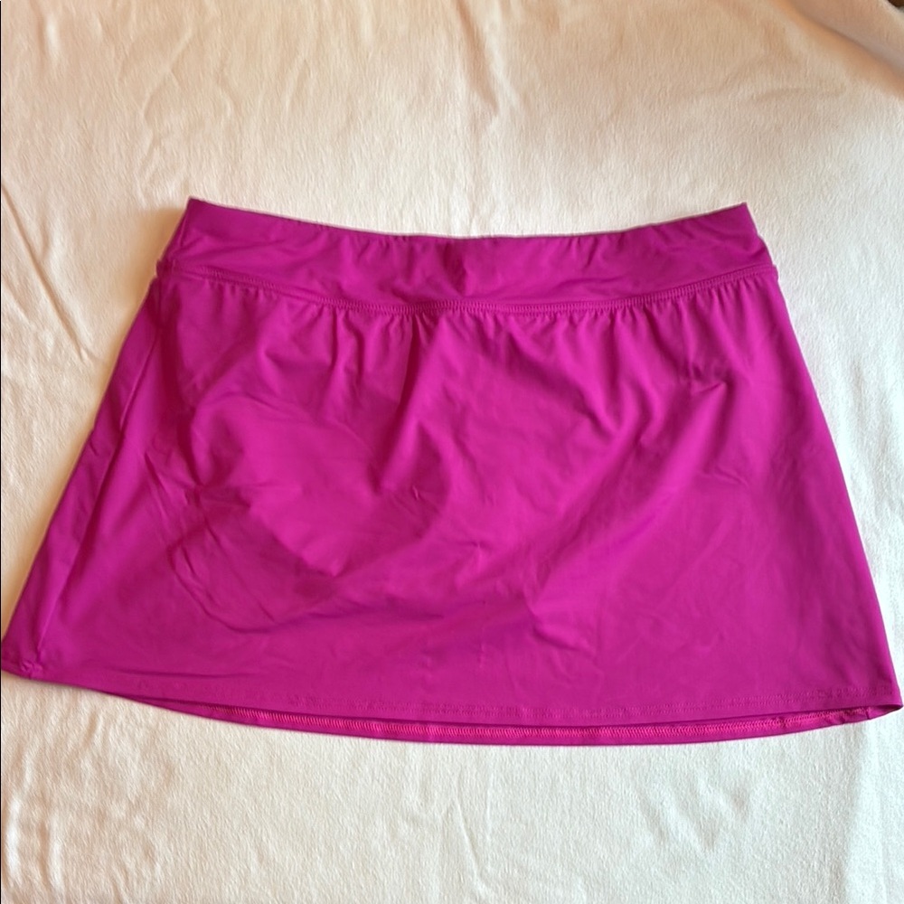 Lands' End Women's Fuchsia Pink Swimskirt